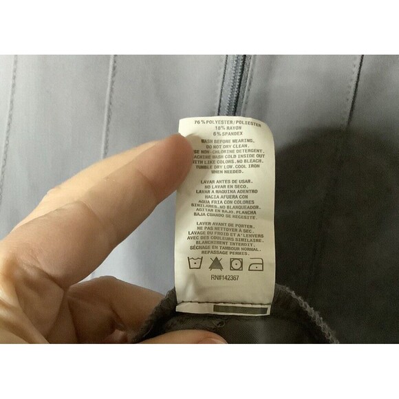 Jaanuu Princess Full Zip Scrub Top Gray Size Small - Picture 6 of 7